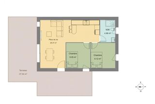  Maison à vendre 3 pièces 52 m²