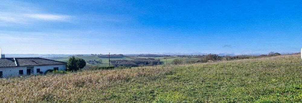 FRÉGOUVILLE - Vue Pyrénées et projet de construction ave....