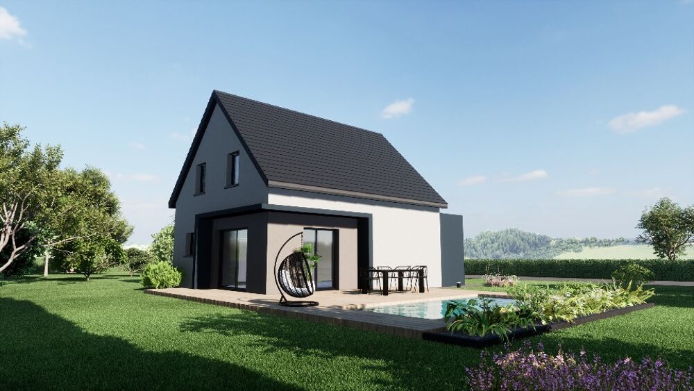 Maison neuve modèle VALENTINE, 118m² au sol, 4 chambres ....