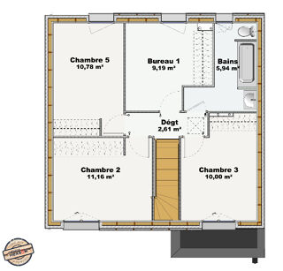  Maison  vendre 7 pices 104 m