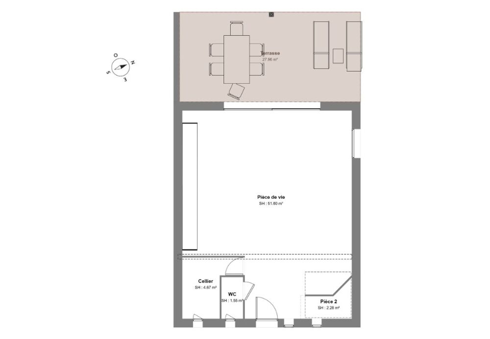 vente Maison - 3 pièce(s) - 95 m² Trets (13530)