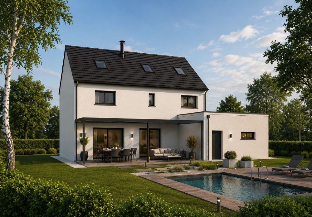 Maison neuve contemporaine (RE2020) à Dourdan de 6 pièce....