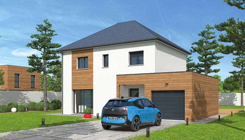 Cette maison ossature bois à étage à l'allure de bastide....