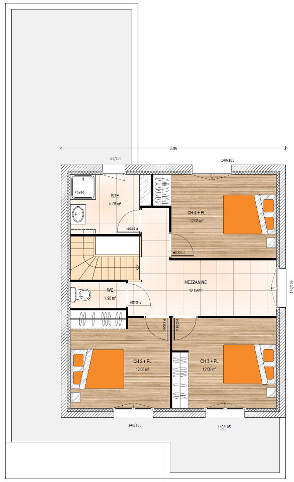 vente Maison - 7 pièce(s) - 144 m² Mûrs-Erigné (49610)