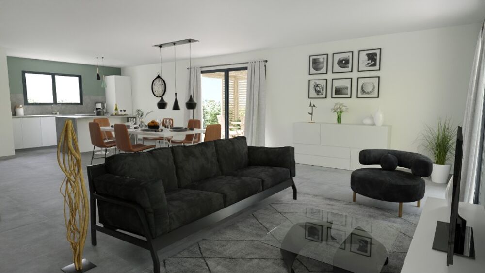 Maison neuve 114 M2 avec jardin à LAVEYRON (26140) V....