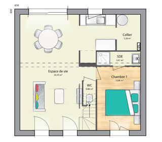  Maison 7 pi�ces 102 m� Ollainville