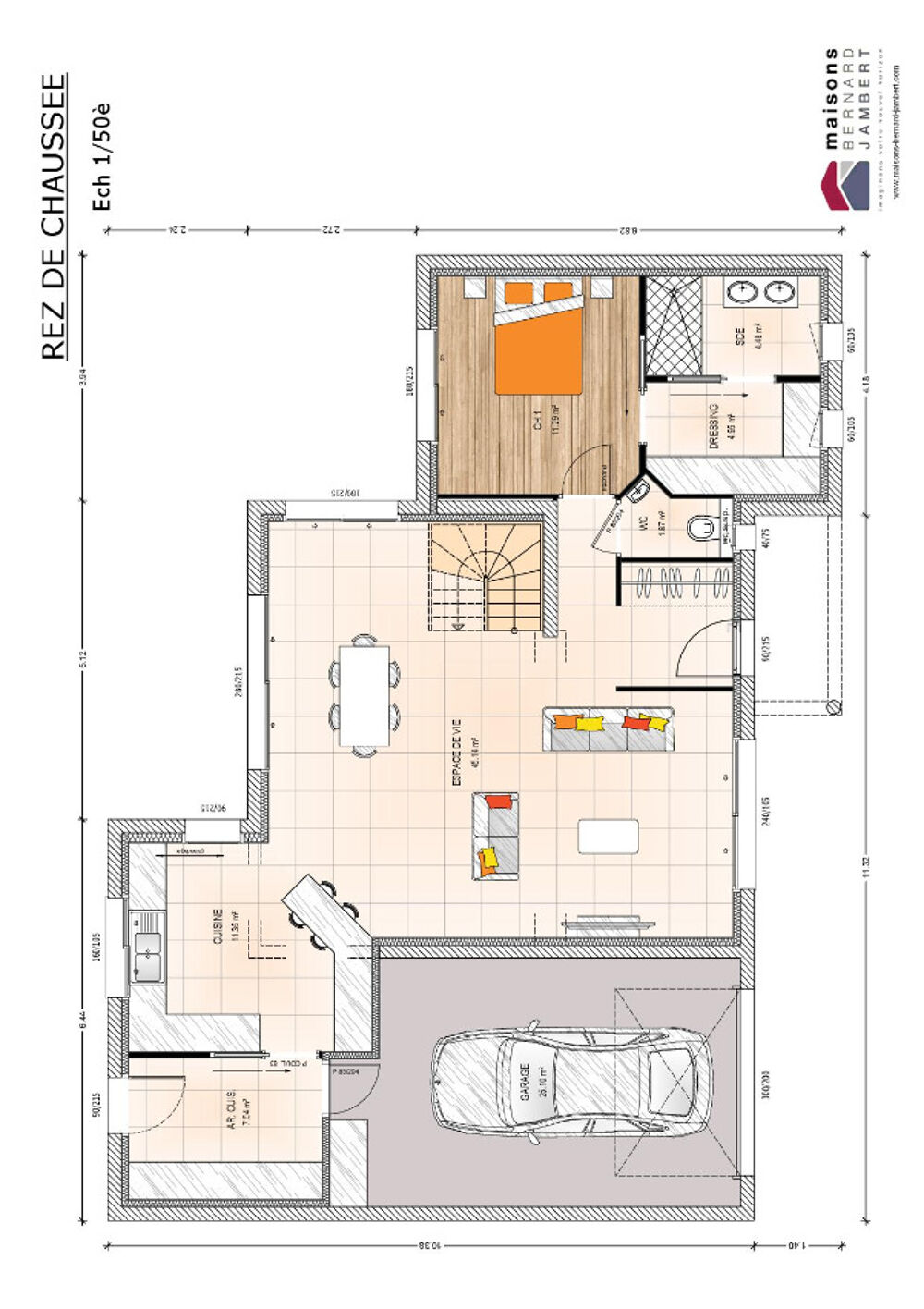 vente Maison - 5 pièce(s) - 120 m² Montreuil-Bellay (49260)