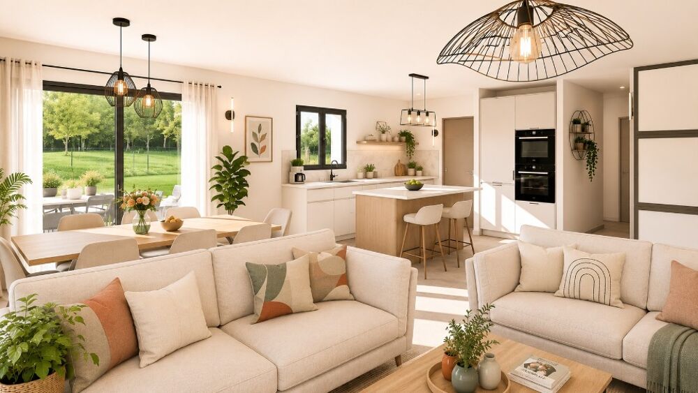 MAISON À CONSTRUIRE DE 90 M² PROCHE DE MONTPELLIER, 5 PI....