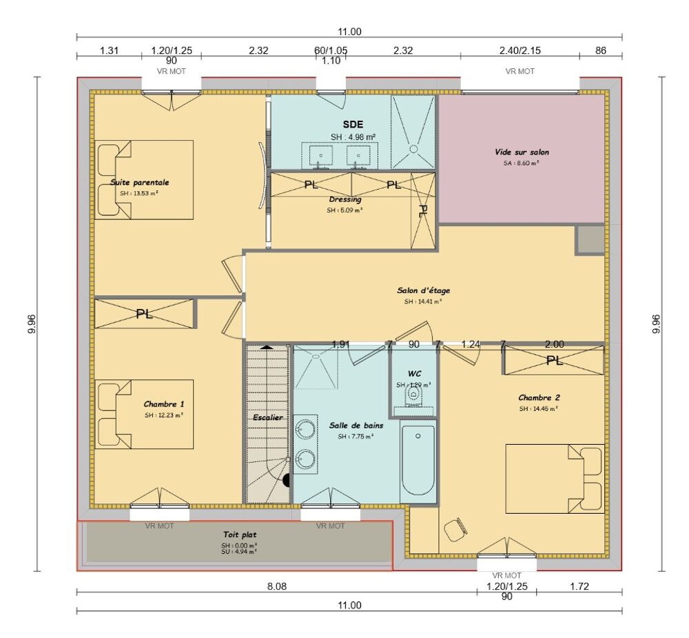 vente Maison - 5 pièce(s) - 145 m² Poincy (77470)