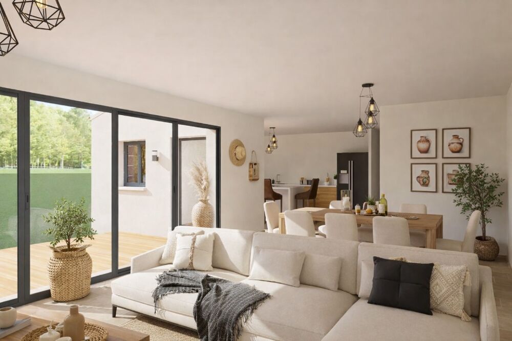 Magnifique MAISON NEUVE à construire sur St Cezaire De G....