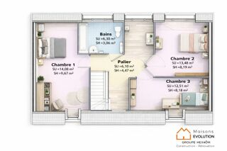  Maison � vendre 4 pi�ces 80 m�