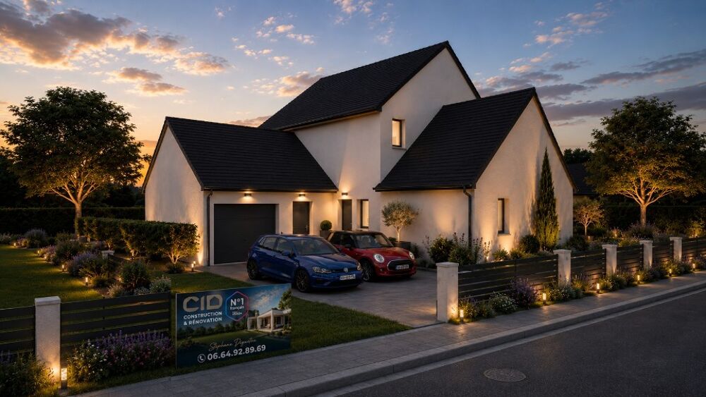 Belle maison à construire de 127 m², avec une grande piè....