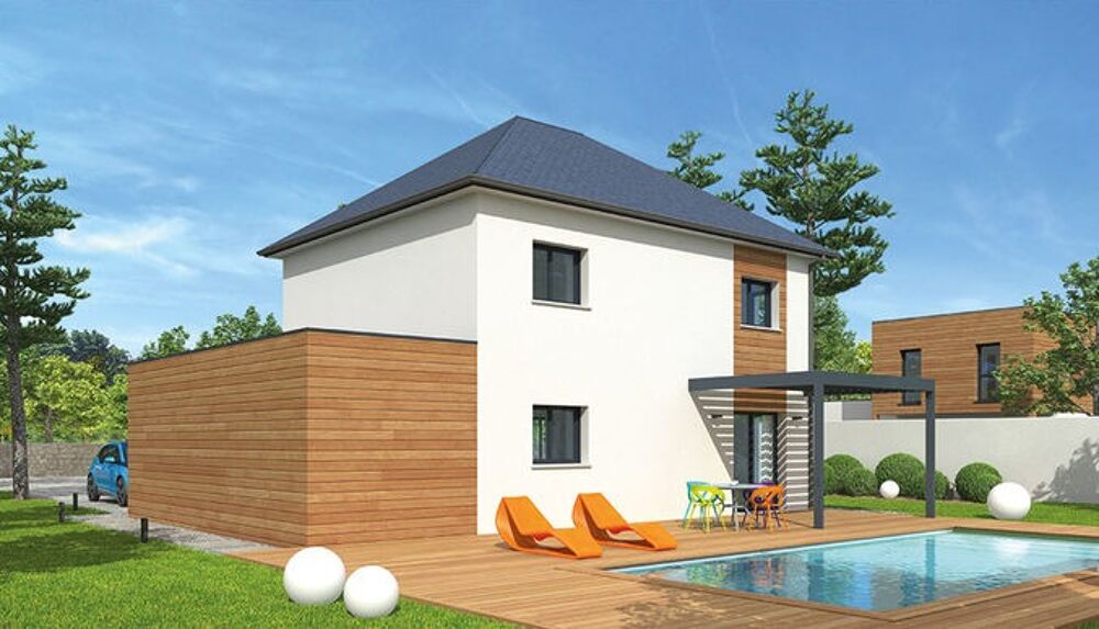 Cette maison ossature bois à étage à l'allure de bastide....