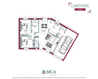  Maison  vendre 3 pices 69 m