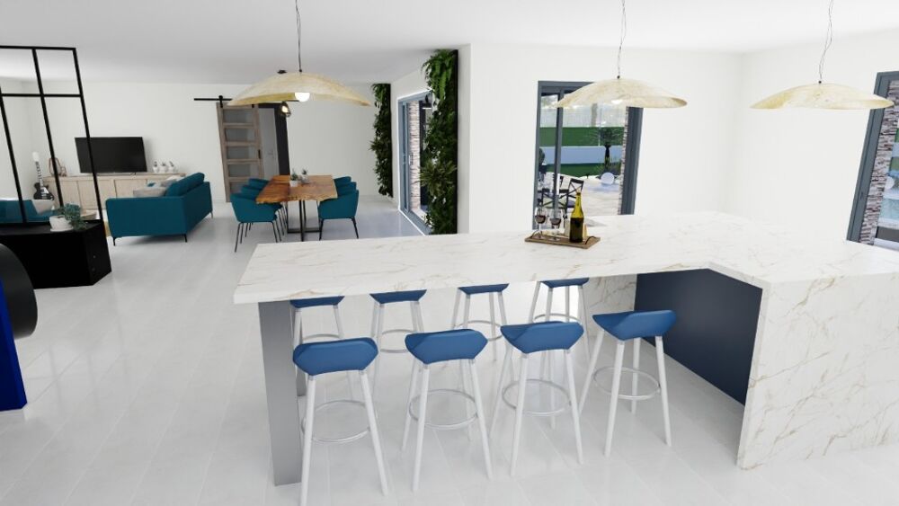 Ce modèle propose une surface habitable de 159 m², pensé....