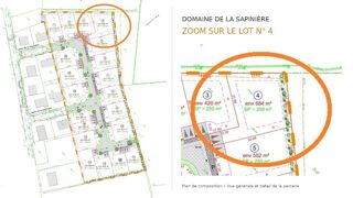vente Terrain - 584 m² Curgies (59990)