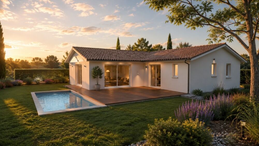 MAISON À CONSTRUIRE DE 85 M² PROCHE DE BORDEAUX. <BR....