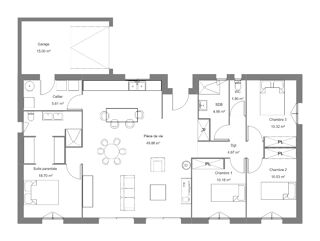  Maison 5 pi�ces 115 m� Bordes-de-rivi�re