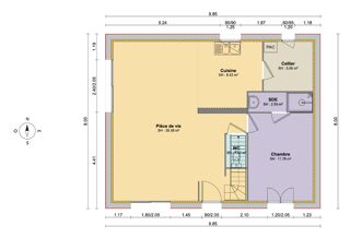  Maison  vendre 9 pices 124 m