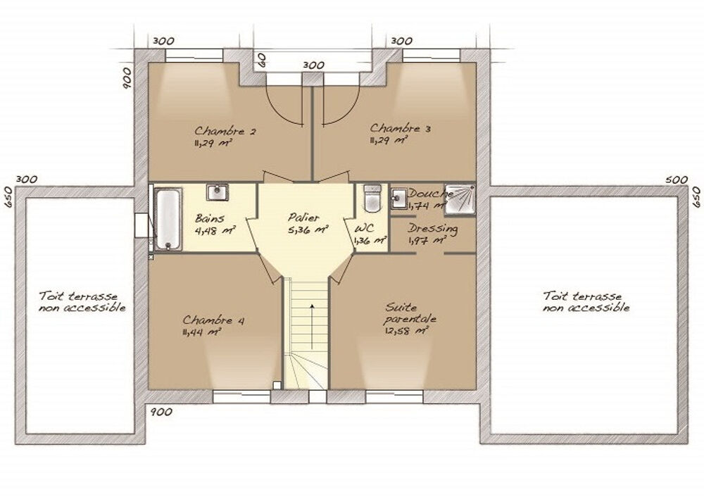 vente Maison - 7 pièce(s) - 125 m² Saint-Jacques-sur-Darnétal (76160)