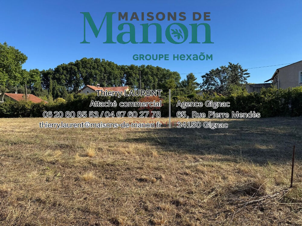 vente Terrain - 450 m² Aniane (34150)