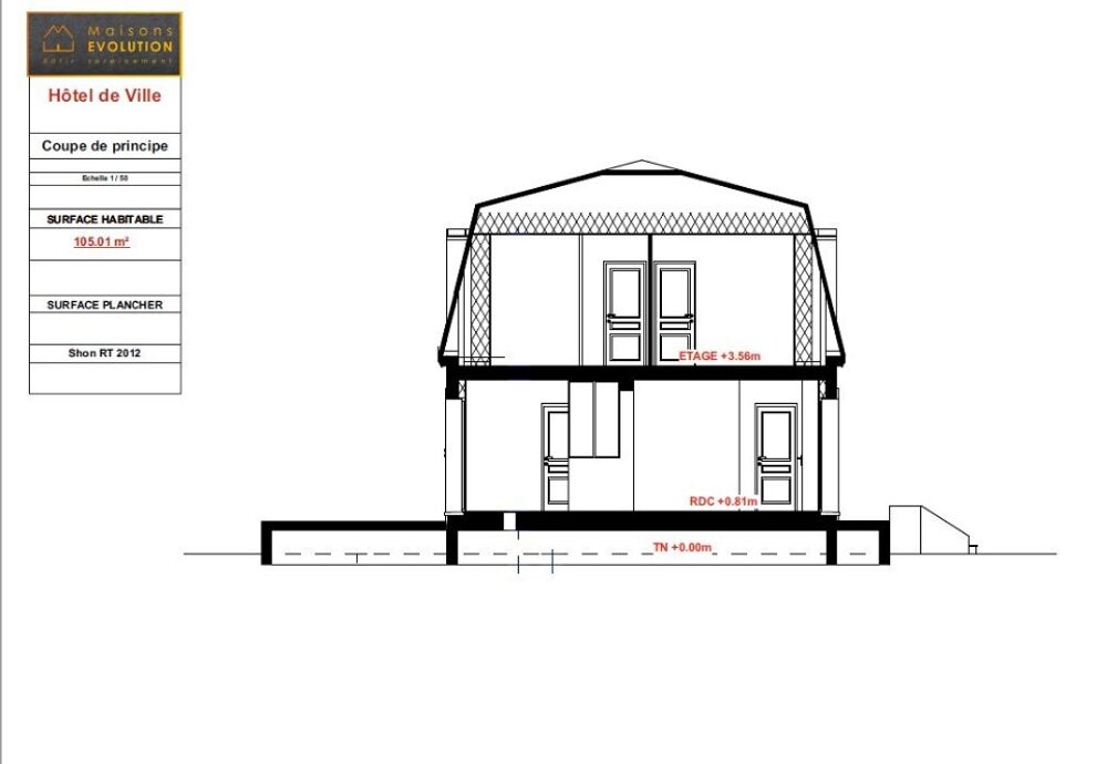 vente Maison - 5 pièce(s) - 105 m² Le Mesnil-Saint-Denis (78320)