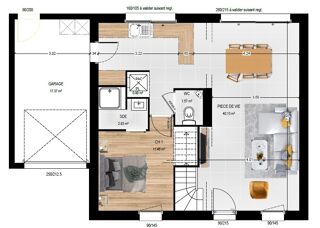  Maison 5 pi�ces 84 m� Juign�-sur-loire