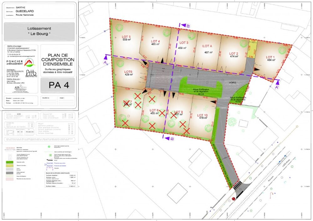 MAISON À CONSTRUIRE DE 89 M² À GUÉCÉLARD AVEC 6 PIÈCES, ....
