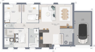  Maison 5 pices 90 m Ancinnes