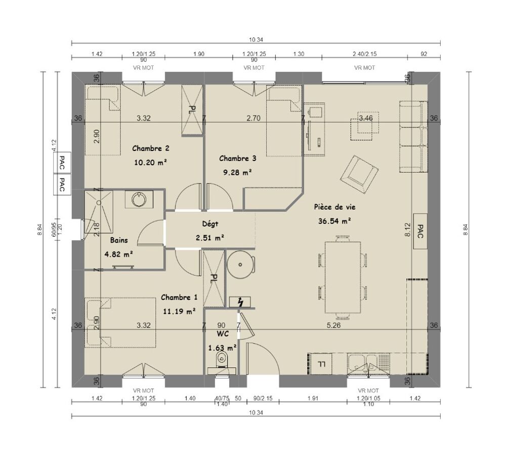 vente Maison - 4 pièce(s) - 76 m² Salernes (83690)