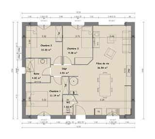  Maison à vendre 4 pièces 76 m²