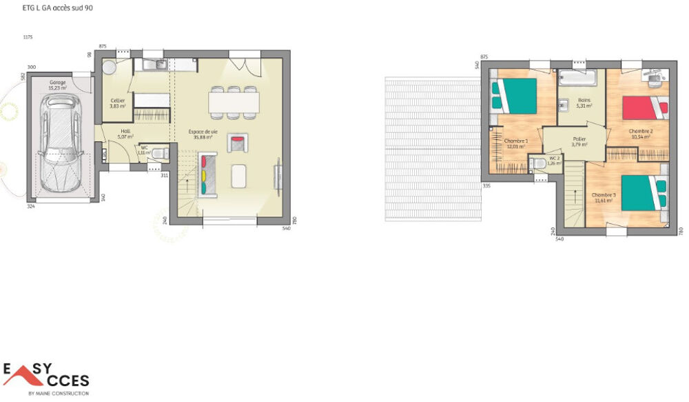 vente Maison - 4 pièce(s) - 90 m² Pruillé-le-Chétif (72700)