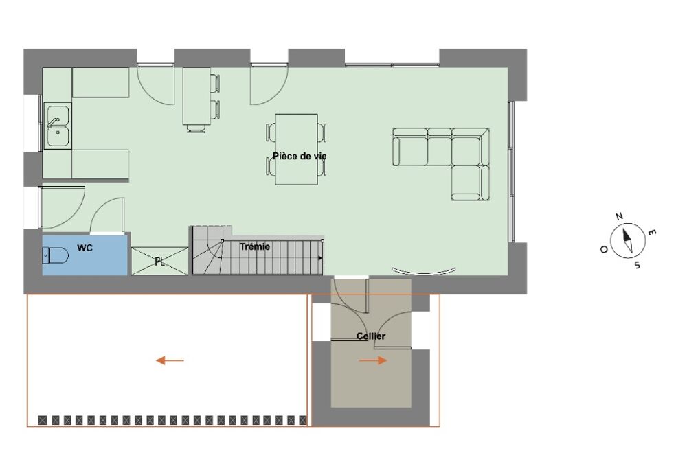 MAISON À CONSTRUIRE DE 85 M² IDÉALEMENT SITUÉE À PLEUMEL....