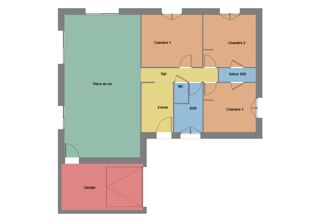  Maison 3 pi�ces 86 m� Saint-guinoux