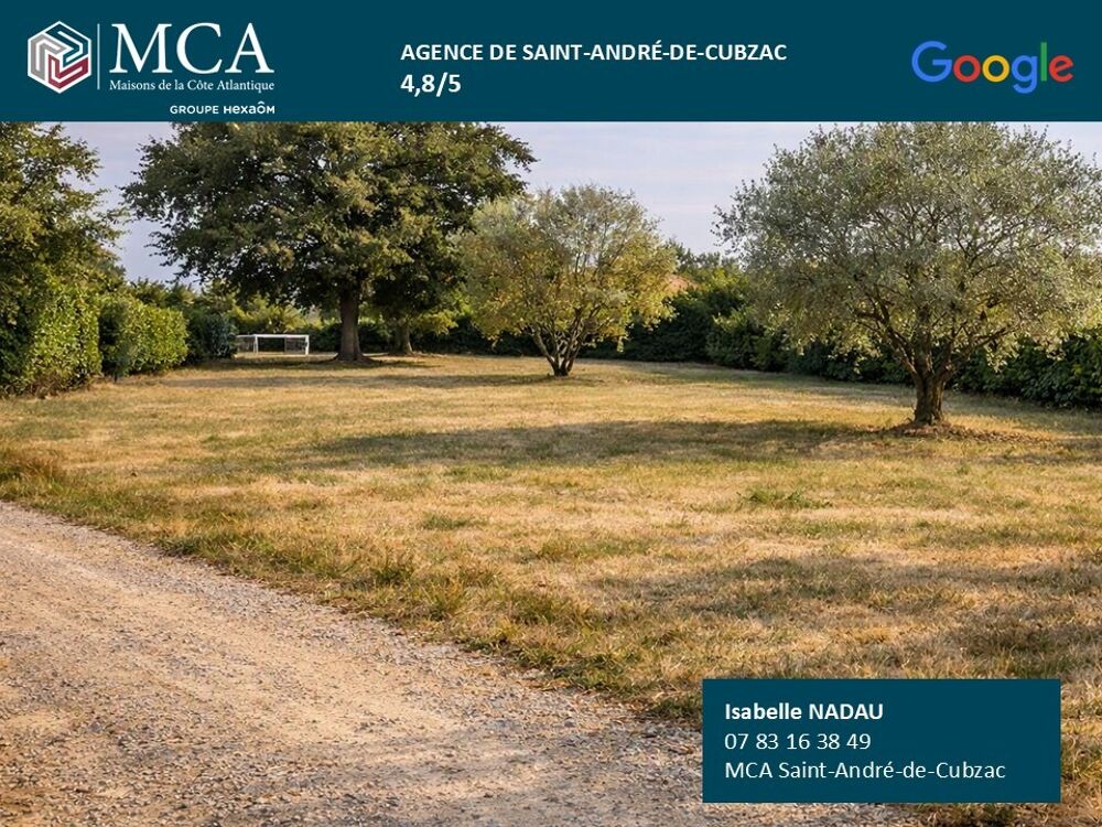 vente Terrain - 613 m² Saint-Laurent-d'Arce (33240)