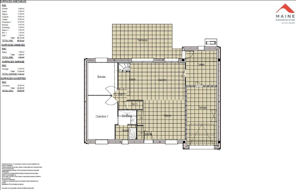 MAISON À CONSTRUIRE DE 113 M² PROCHE LE MANS À ....