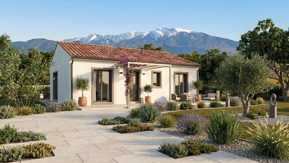 Cette jolie maison de plain-pied à construire n'attend p....