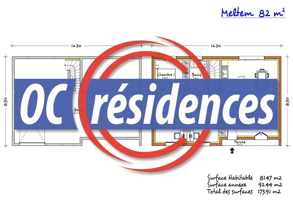 vente Maison - 5 pièce(s) - 82 m² Vaudreuille (31250)