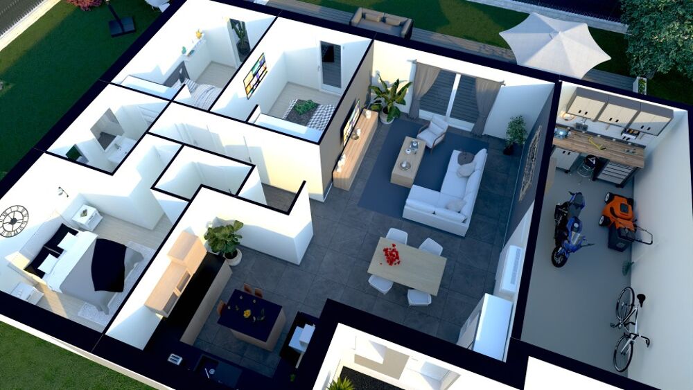 Maison de 5 pièces (90 m²) à construire à Criquebeuf-sur....
