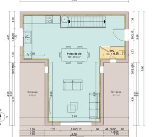  Maison � vendre 5 pi�ces 83 m�