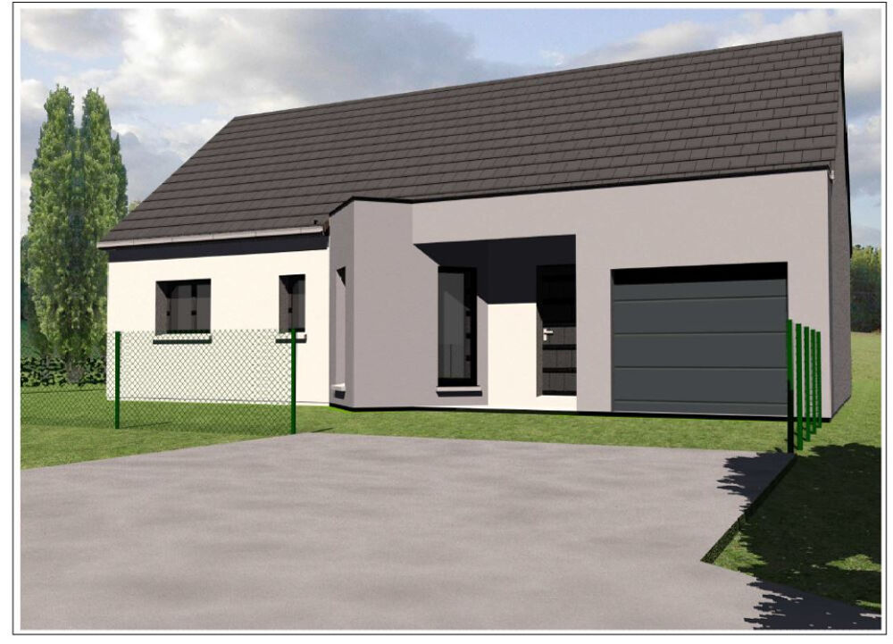 MAISON À CONSTRUIRE DE 80 M² IDÉALEMENT SITUÉE À ÉCOMM0Y....