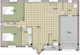  Maison � vendre 3 pi�ces 80 m�