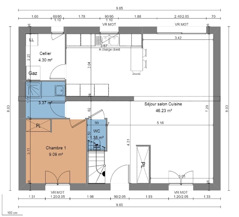 MAISON À CONSTRUIRE DE 124 M² IDÉALEMENT SITUÉE À LONGPO....