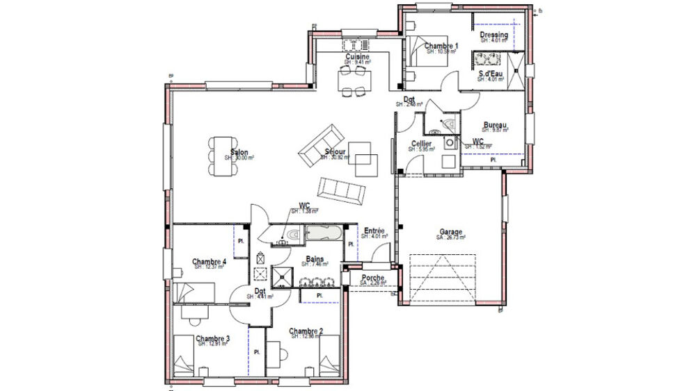 MAISON À CONSTRUIRE DE 160 M² PROCHE LE MANS Av....