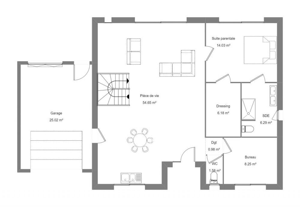 vente Maison - 6 pièce(s) - 160 m² Palau-del-Vidre (66690)