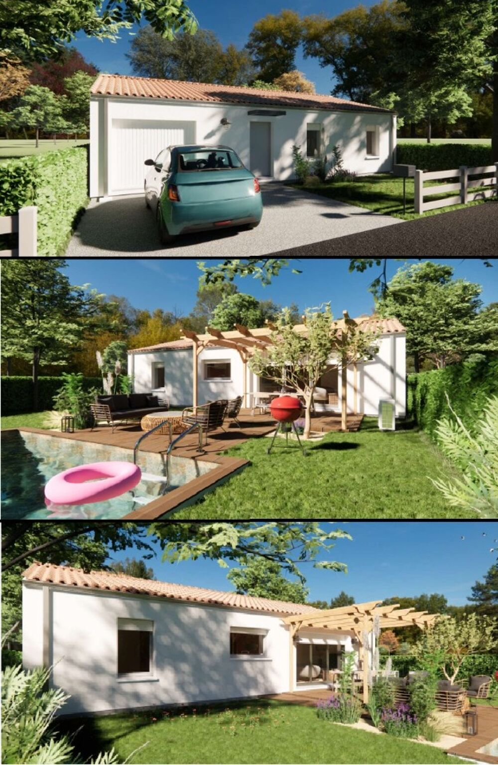 ************REALISATION DE 3 MAISONS PMR À CONSTRUIRE ID....