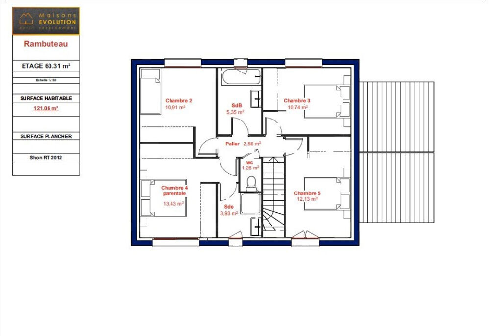 MAISON À CONSTRUIRE 6 PIÈCES 121 M² PROCHE DE CRÉTEIL<BR....