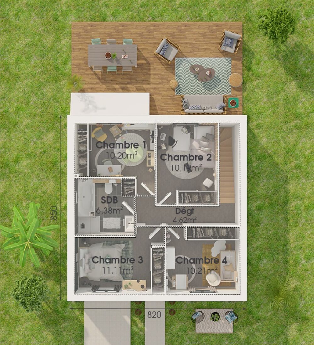 Projet non figé : plans à personnaliser ensemble selon v....