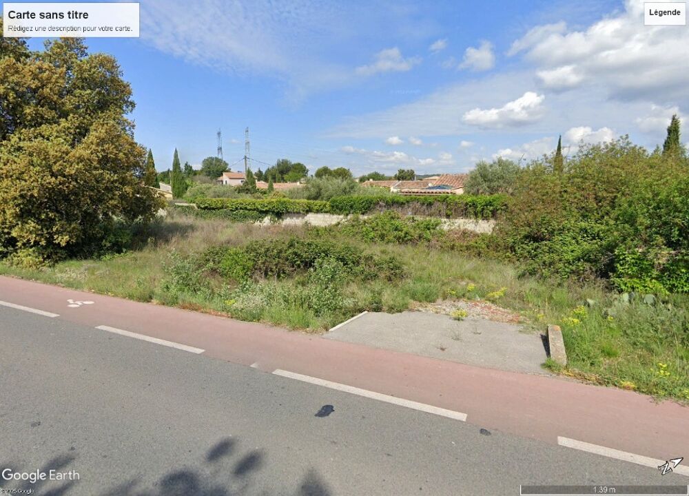 vente Terrain - 720 m² Rochefort-du-Gard (30650)
