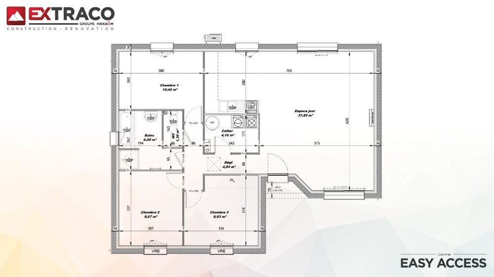 MAISON À CONSTRUIRE 84 M² IDÉALEMENT SITUÉE À MONTREUIL-....
